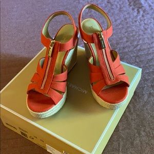 Michael kors wedge new comes with box